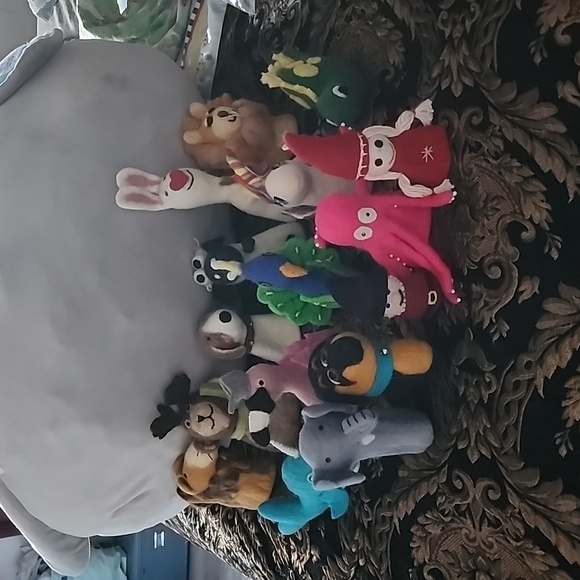 Bundle Of 16 Small Felt Wool Finger Puppets